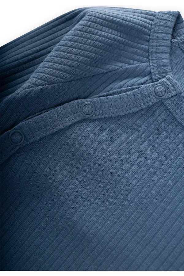 Corded Footed Set 0-9 Months Indigo Blue