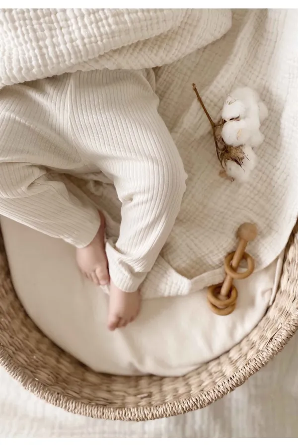 Fitilli Tayt 0-5 Yaş Açık Bej