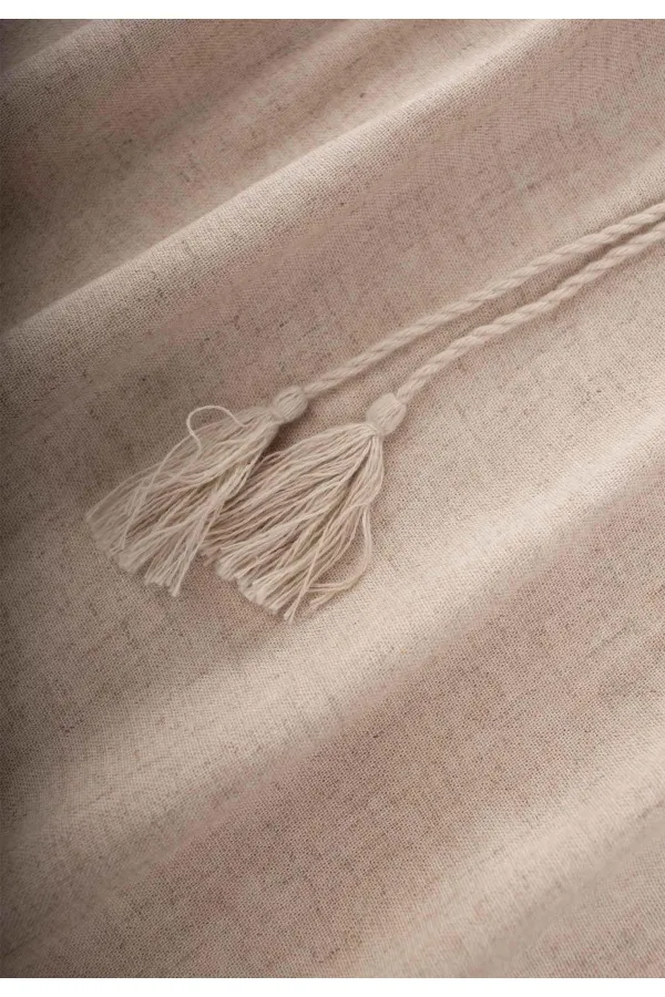 Robe en lin à lacets 2-6 ans Naturel