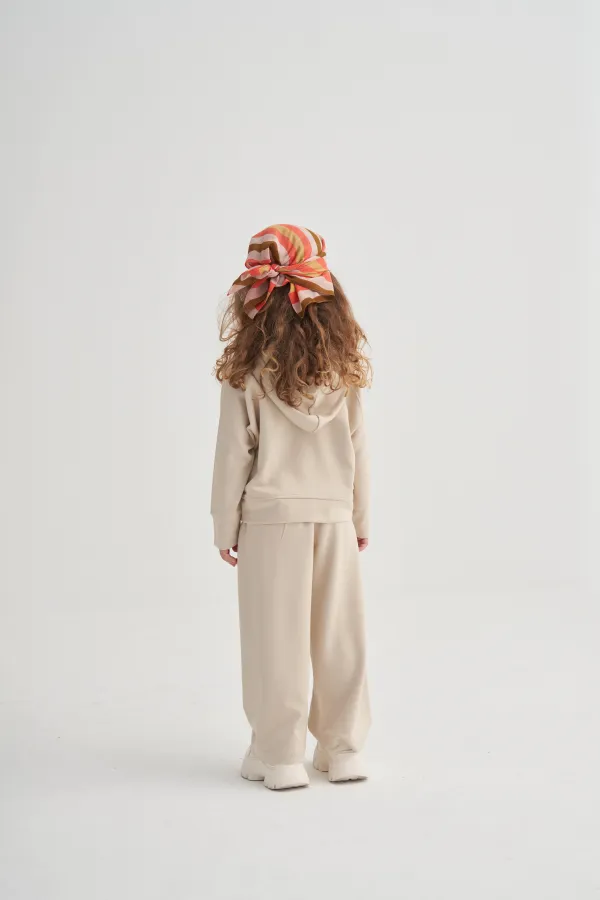 Modal Bol Paça Takım 2-7 Yaş Kemik