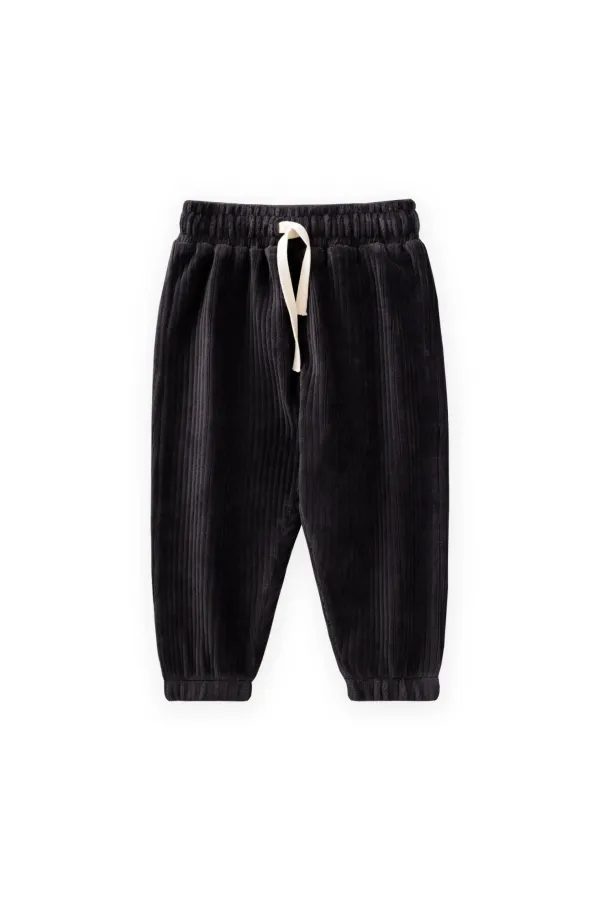 Corduroy Jogger Pants 1-10 Years Black