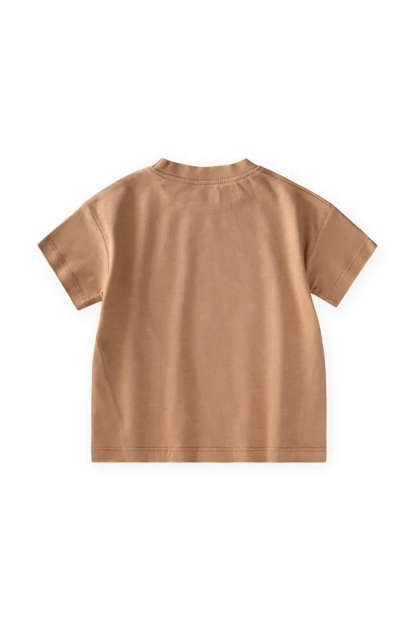 T-Shirt 1-8 Yaş Camel