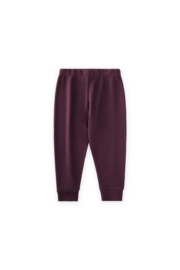 Tayt Pantolon 1-5 Yaş Bordo