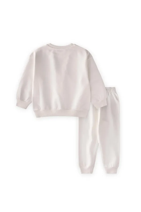 Colorful Butterfly Print Set, Ages 2-7, Ecru