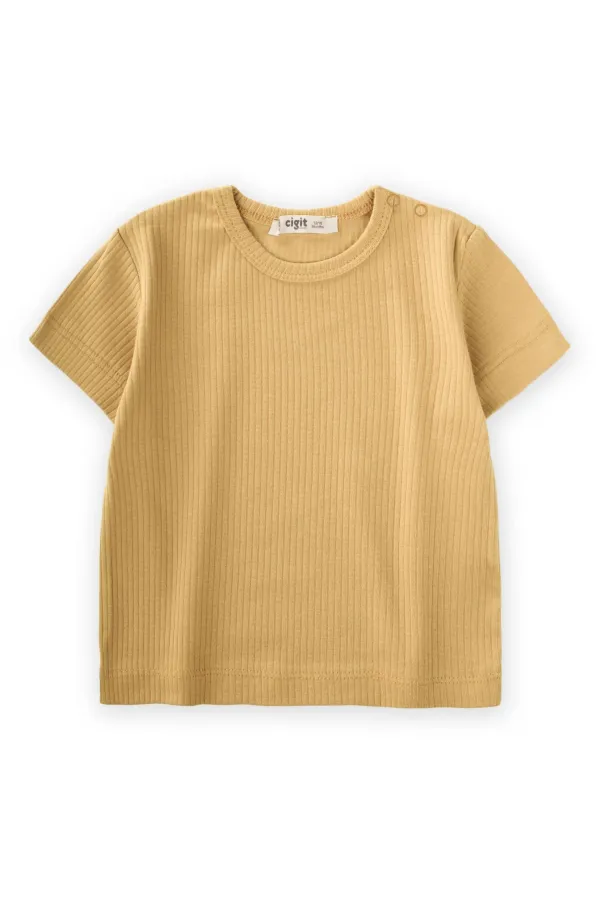 Basic Fitilli T-Shırt 1-5 Yaş Sundres