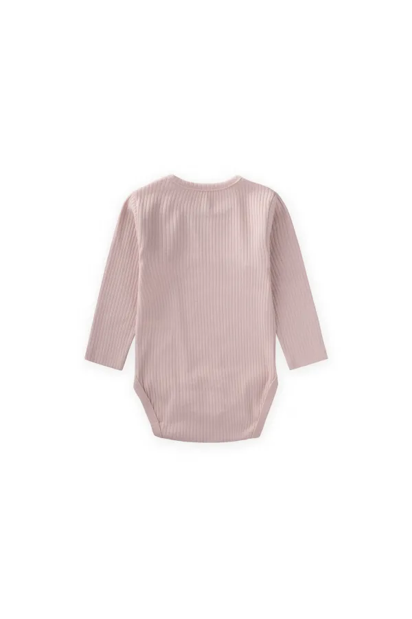 Stretchable Bodysuit 0-2 Years Powder Pink