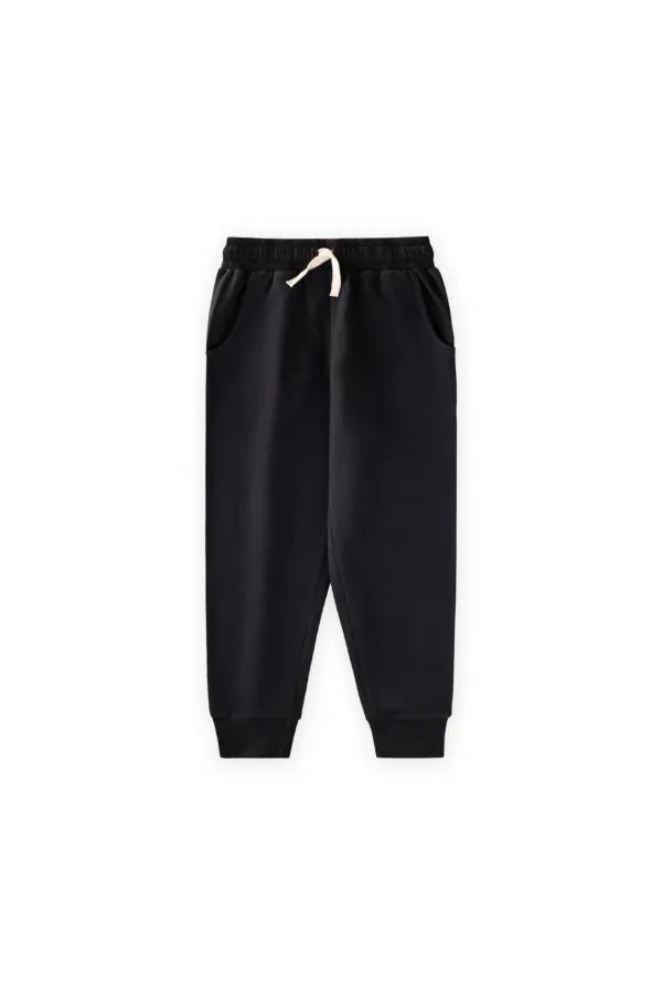 Survêtement à poches, 5-12 ans, noir