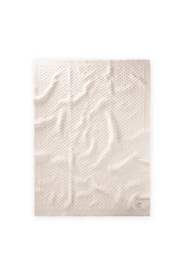 Piti Piti Triko Battaniye 80X100 Cm Naturel