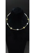 Collier pour femme orné d'un motif en forme d'étoile