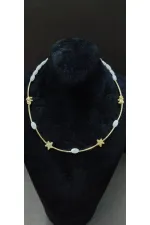 Collier pour femme orné d'un motif en forme d'étoile