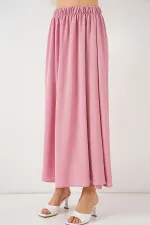 Jupe longue Ayrobin pour femme 8050 - Rose poudré