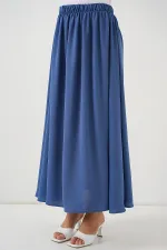 Women's Long Ayrobin Skirt 8050 - Indigo
