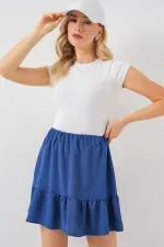 Women's Ayrobin Mini Skirt 8054 - Indigo