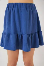 Women's Ayrobin Mini Skirt 8054 - Indigo