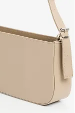 Sac bandoulière baguette plat 010172 - Beige