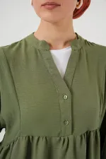 Robe longue hijab pour femme 2525 - Kaki