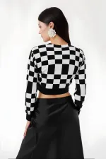 Kadın Düz Siyah Saten Yüzeyli Beli Lastikli Midi Boy Etek Hzl23s-bd1101471