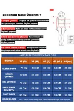 Kadın Lacivert Beyaz Desenli Uzun Kollu Tam Kapalı Tesettür Mayo HZL25S-AR259/02