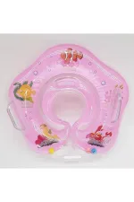 Bouée de natation rose avec verrou de sécurité pour bébé fille HZL25S-BR01