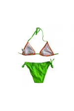 Ensemble bikini fille motif licorne orange et vert HZL25S-LC19049