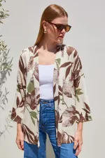 Kimono tricoté 5862 - Kaki