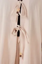 Ensemble deux pièces pantalon kimono Ayrobin pour femme 6739 - Crème