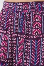 Pantalon en viscose à motifs pour femme 6749 - Violet