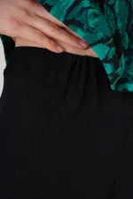 6543 Knitted Trousers - Black