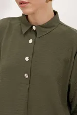 Ensemble deux pièces oversize 6631 - Kaki foncé