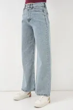 Women's Wide Leg High Waist Palazzo Jeans 6656 - A.Mavi