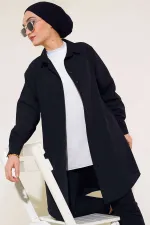 5845 Hijab Tunic - Black