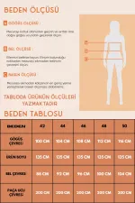 Kadın Fuşya V Yaka Kuşaklı Ayrobin Kumaş Büyük Beden Elbise HZL26S-ZSS150391