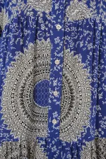 Robe hijab à motifs authentiques 2423 - Saks 4