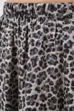 Jupe longue à motifs pour femme 8053 - Anthracite