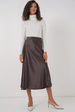 15806 Saten Etek - A.Kahve