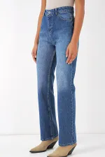 6687 Wide Leg Jeans - Blue