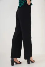 6543 Knitted Trousers - Black