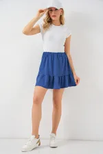Women's Ayrobin Mini Skirt 8054 - Indigo