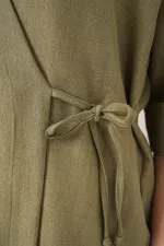 Ensemble deux pièces à nouer sur le devant pour femme 6745 - Çağla