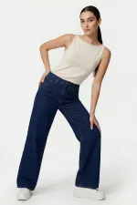 Kadın Askılı Örme Atlet 15935 - Krem