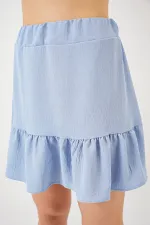 Women's Ayrobin Mini Skirt 8054 - Blue