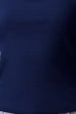 Kadın Lacivert İp Askılı Örme Body Bluz HZL24S-ZK11001