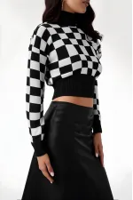 Kadın Düz Siyah Saten Yüzeyli Beli Lastikli Midi Boy Etek Hzl23s-bd1101471