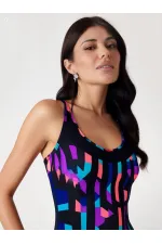 Kadın Çok Renkli Yüzücü Mayo HZL23S-AR18981