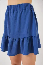 Women's Ayrobin Mini Skirt 8054 - Indigo