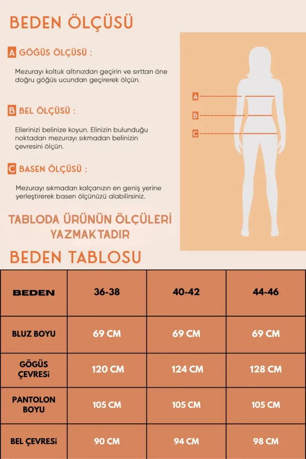 Kadın Krem Çizgili Düğme Detaylı Bluz Pantolon Keten İkili Takım HZL26S-VL14271 Kadın Krem Çizgili Düğme Detaylı Bluz Pantolon Keten İkili Takım HZL26S-VL14271