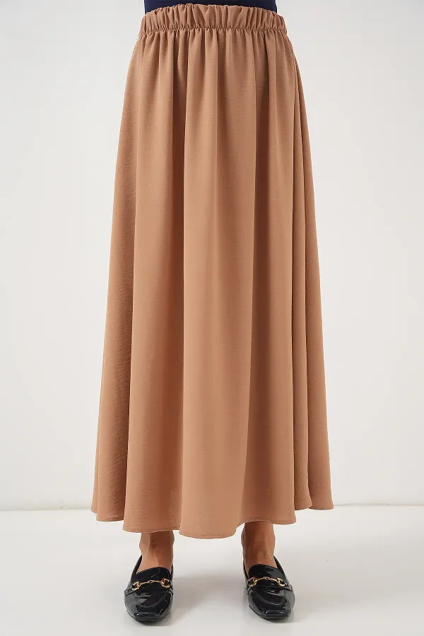 Women's Long Ayrobin Skirt 8050 - Camel