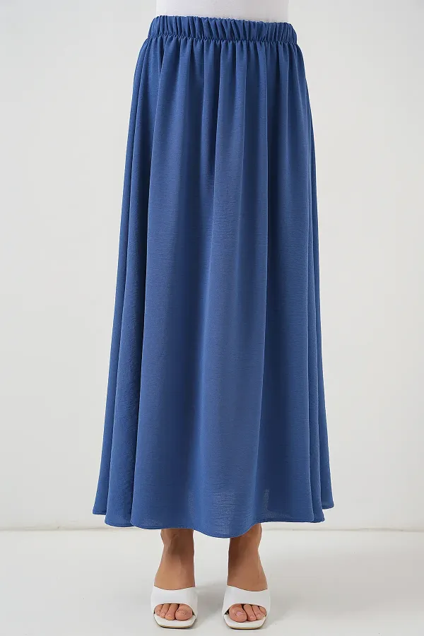 Women's Long Ayrobin Skirt 8050 - Indigo