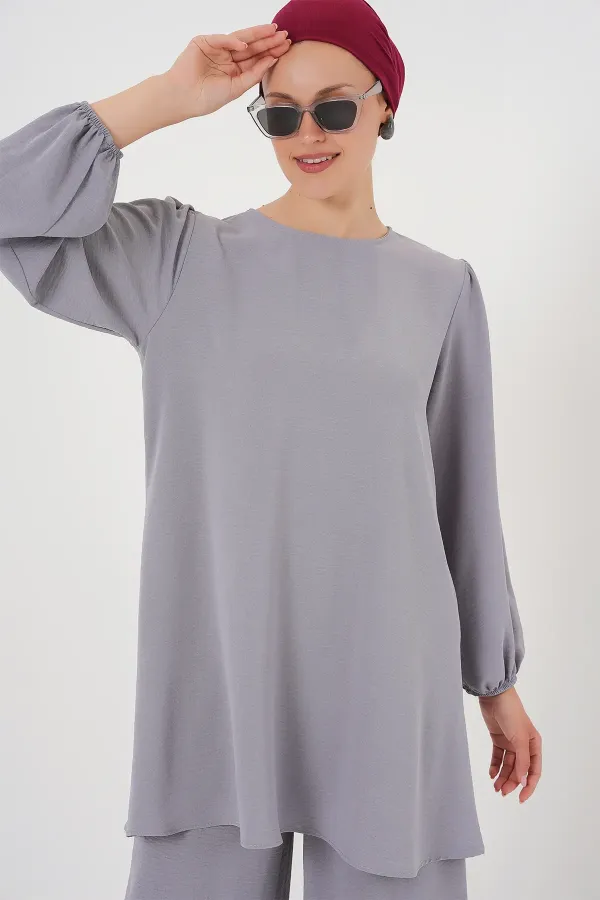 Ayrobin Tunic and Pants Set 6712 - Grey
