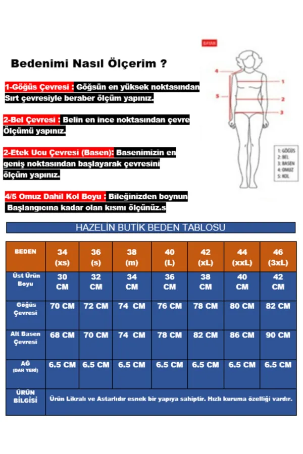 Kadın Saks Mavi Parlak Yüzey Aksesuar Detaylı Toparlayıcı Bikini Takım HZL24S-AR1756